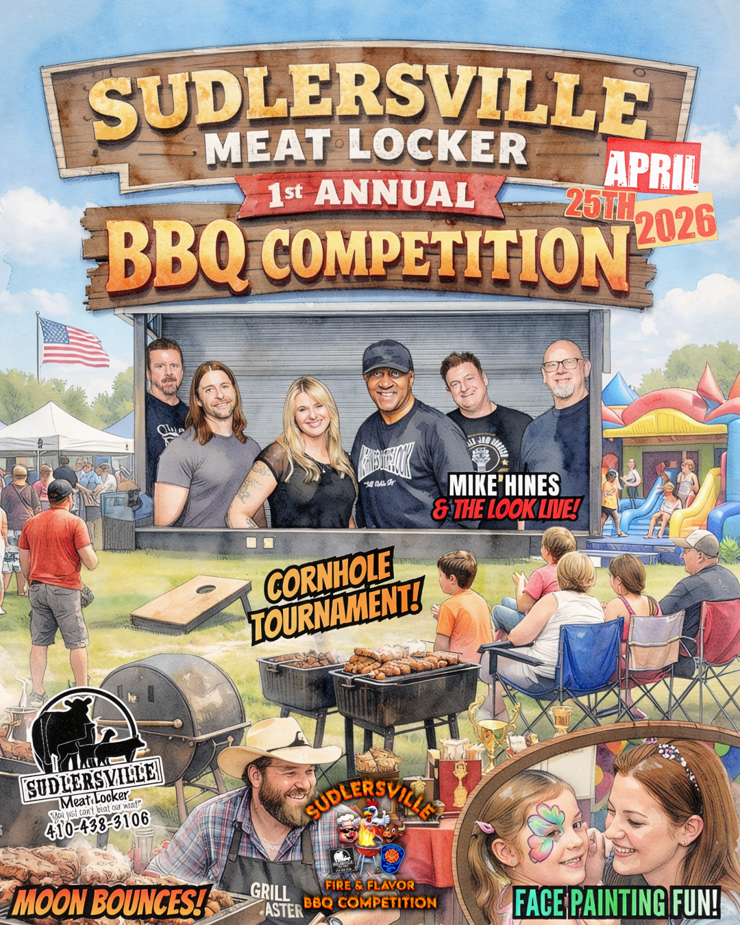 1st Annual BBQ Competition flyer