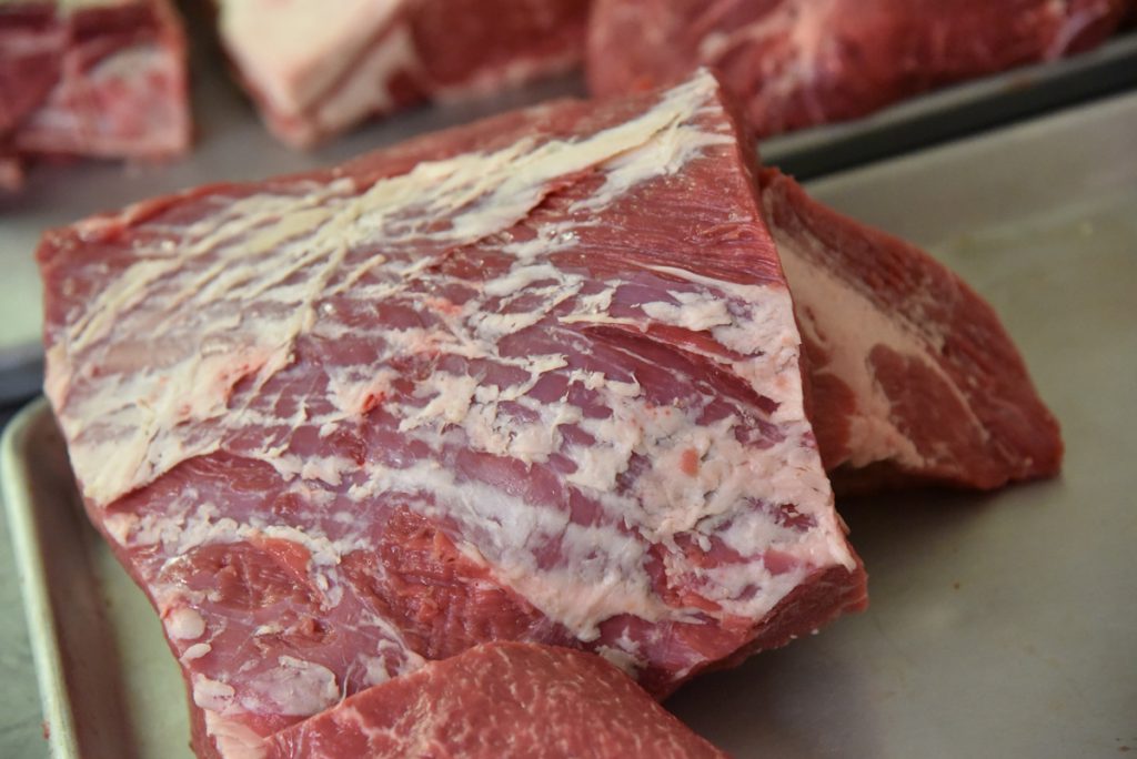 Fresh local beef cuts at Sudlersville Meat Locker